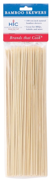 Skewers, 10" Bamboo