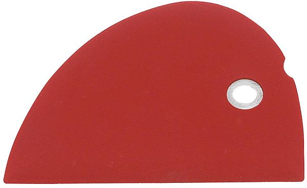 Scraper Bowl Silicone Red