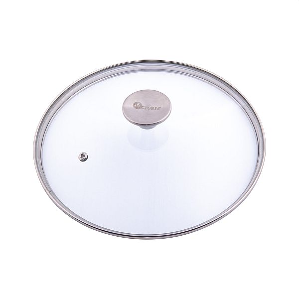 Glass Lid W/SS Knob  8