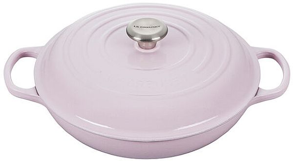 Braiser 3.5qt. Enameled Cast Iron, Shallot