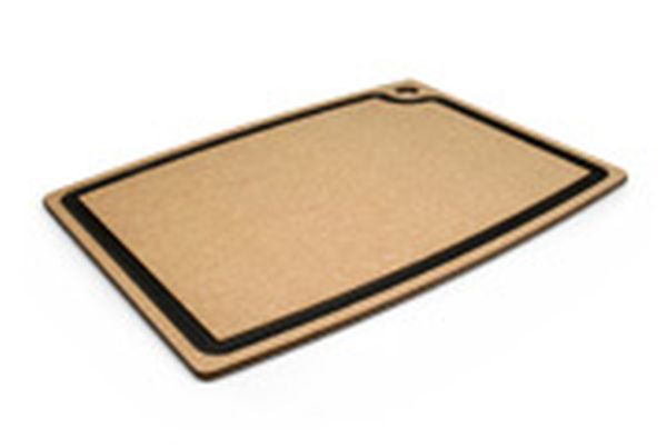 Juice Groove 19.5"x15" Cutting Board Natural/Slate