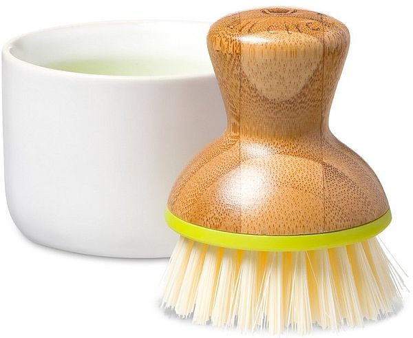 Dish Brush Bubble Up Set White