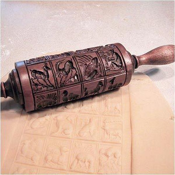 Rolling Pin Menagerie Cookie Mold