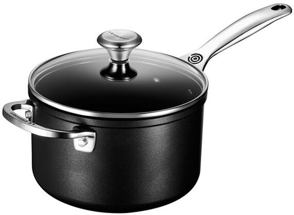 TNP Nonstick Saucepan 3qt. W/Glass Lid