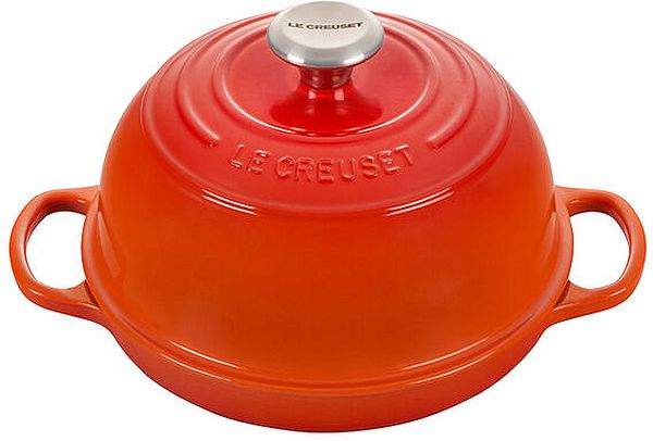 Bread Oven 9.5" Enameled Cast Iron, Flame