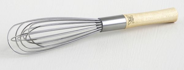 Standard French Whisk  8" Wood