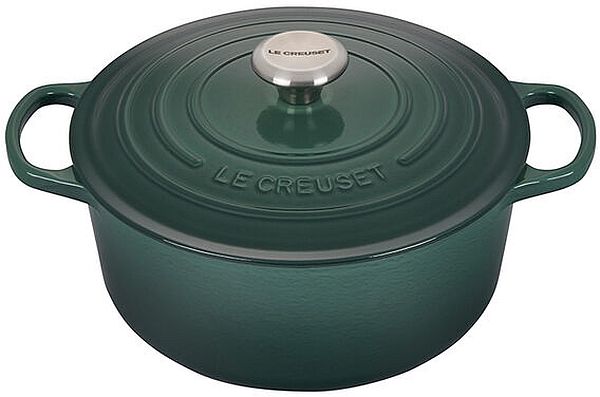 Round Dutch Oven 5.5qt. Enameled Cast Iron, Artichaut