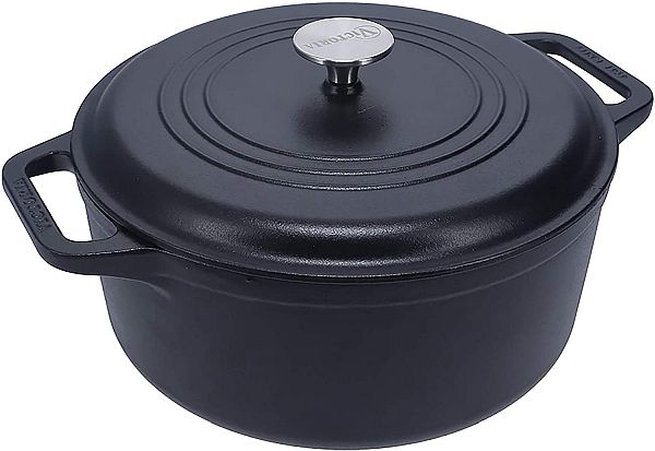 Cast Iron Dutch Oven pre-seasoned 6 Qt.