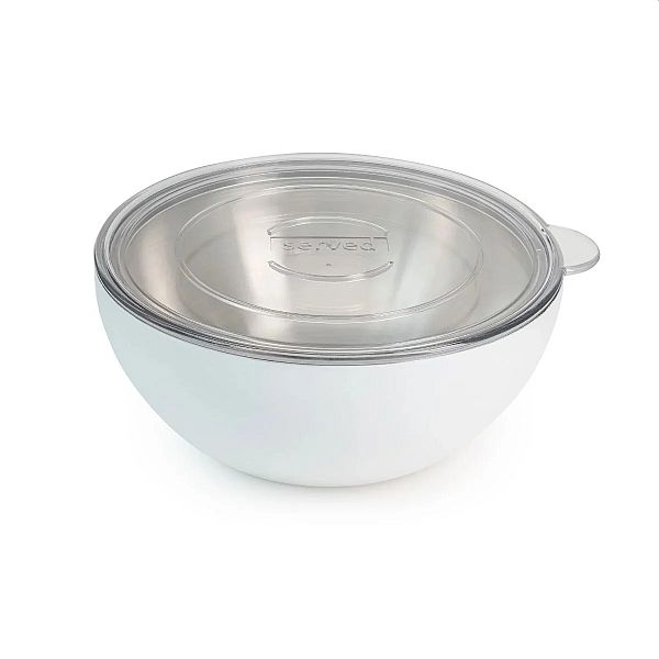 Insulated 3 qt Bowl White Icing
