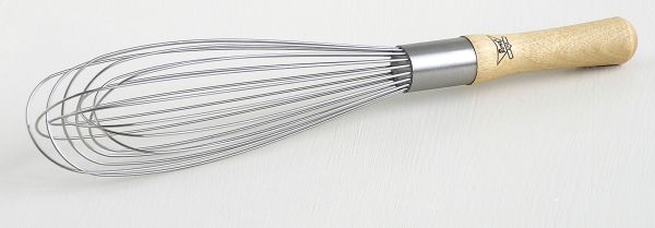 Standard French Whisk 12" Wood