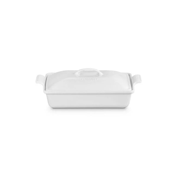 4qt Rectangular Casserole White