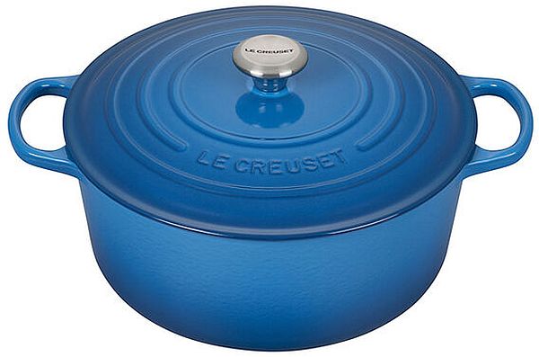 Round Dutch Oven 9qt. Enameled Cast Iron, Marseille