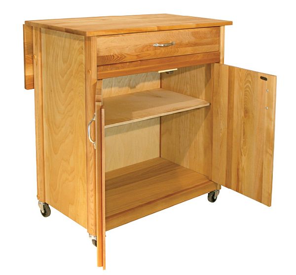 Cart Two Door W/Drop Leaf Mid-Size