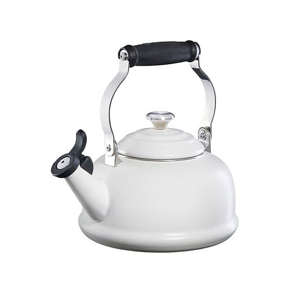 Teakettle 1.7qt. Whistling, White