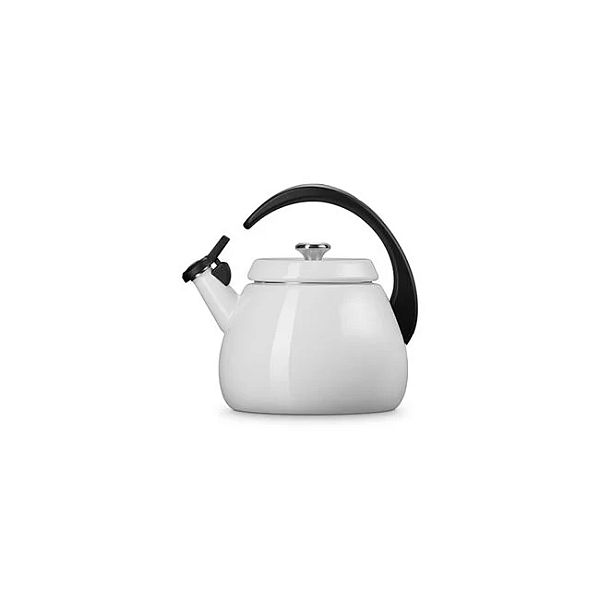 Tea Kettle 2.2 qt Cloche White