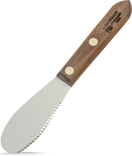 Sandwich Spreader Walnut Wave Edge