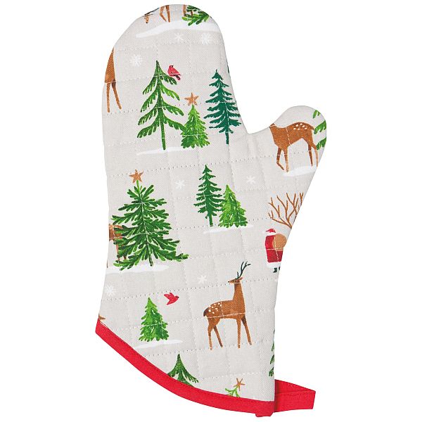 Oven Mitt, Santas Reindeer