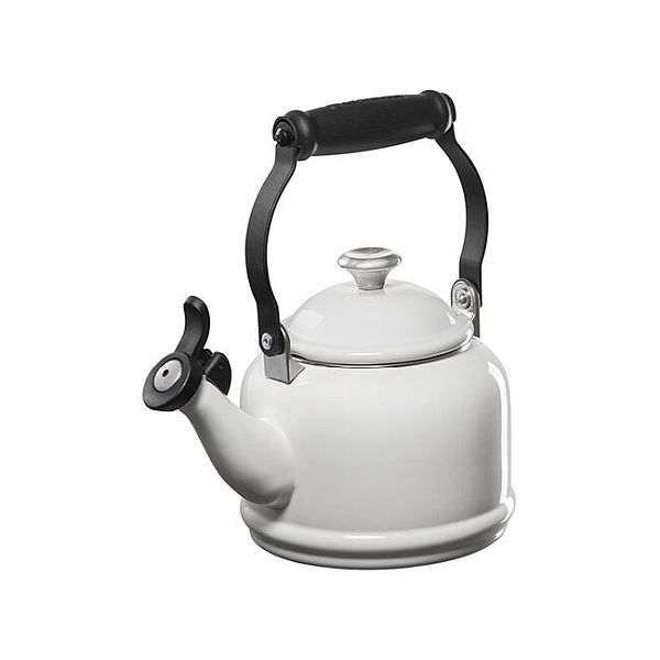 Teakettle 1.25qt. Demi, White