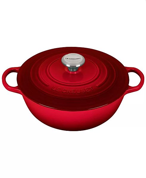 Chefs Oven 7.5qt. Enameled Cast Iron, Cerise