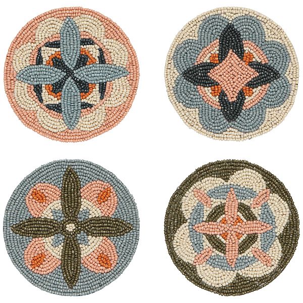 Beaded Coasters Disco Set/4