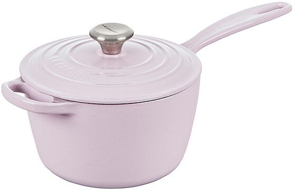 Saucepan 2.25qt. Enameled Cast Iron, Shallot