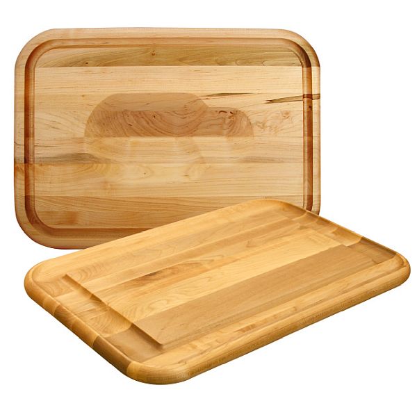 Versatile Meat Holding Wedge/Trench Board Edge Grain Deluxe Turkey Carver Cutting Board