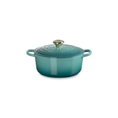 Round Dutch Oven 4.5qt Enameled Cast Iron, Riviera