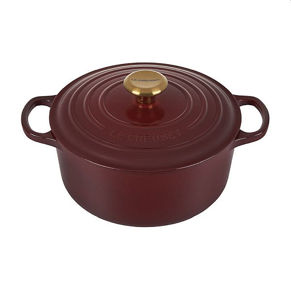 Round Dutch Oven 7.25qt.  Enameled Cast Iron, Rhone