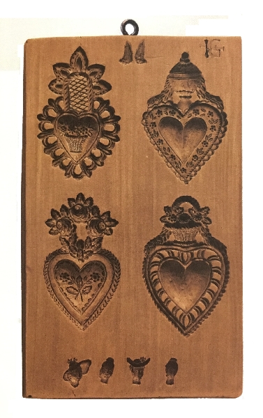 4 Hearts Valentine Cookie Mold