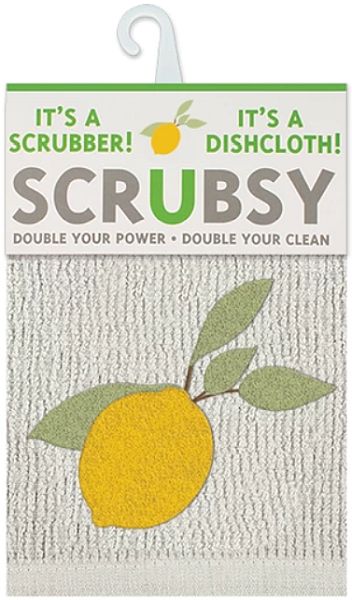 Scrubsy Cloth/Scrubber Lemon