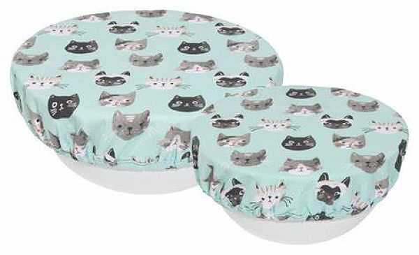 Bowl Covers, Cat's Meow Set of 2