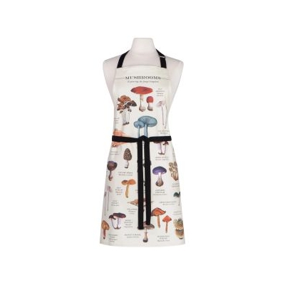 Fine Print Apron Mushrooms