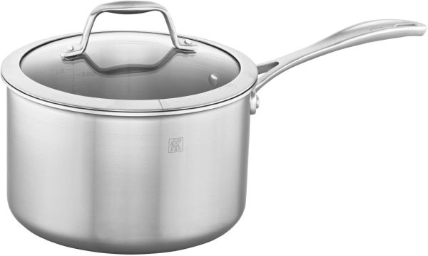 Spirit 4qt Stainless 3-Ply Saucepan