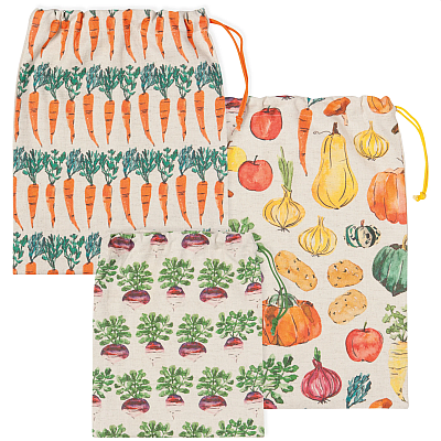 Veggie Stand Produce Bags Set/3