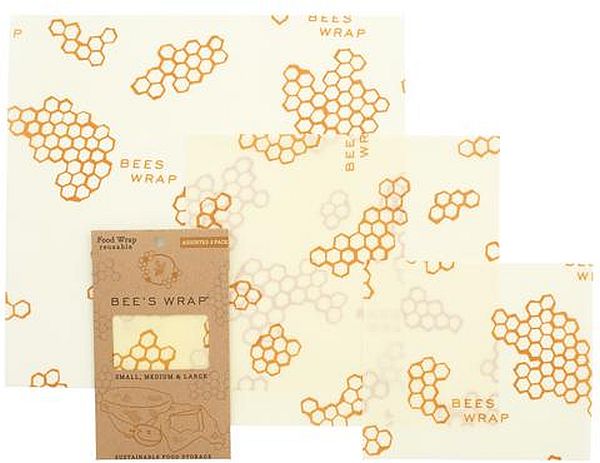 3 Pack Assorted Bee's Wrap, Bears