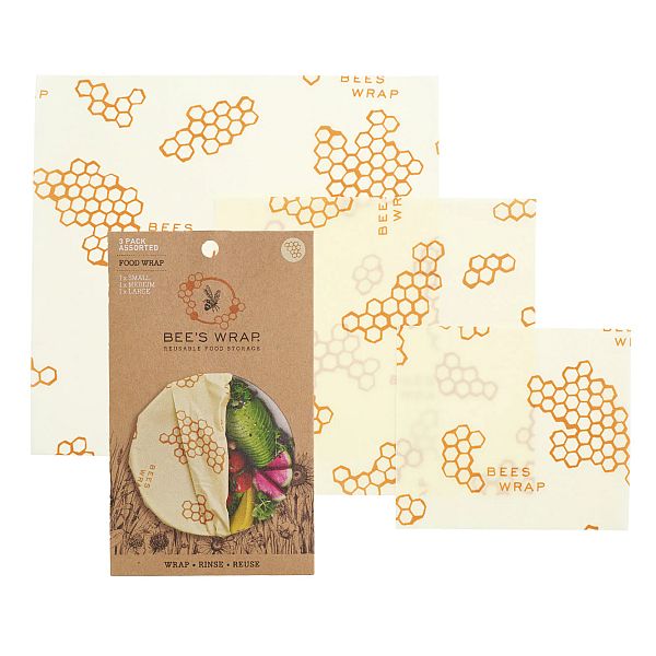 3 Pack Assorted Bee's Wrap, Honeycomb