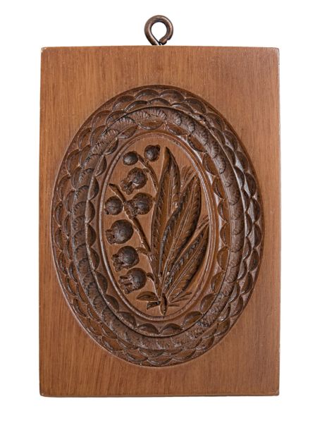 Oval Lily of the Valley Cookie Mold
