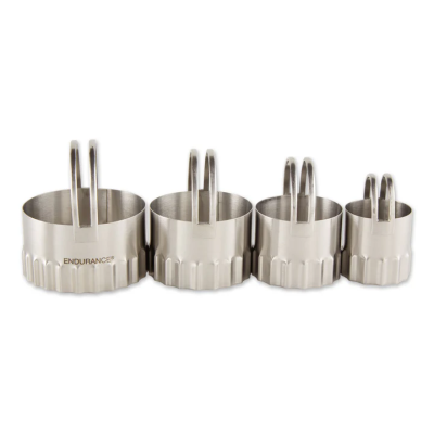 Biscuit Cutters Round Rippled