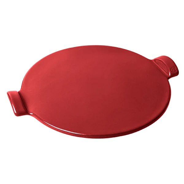 Pizza Stone Round Smooth, Burgundy