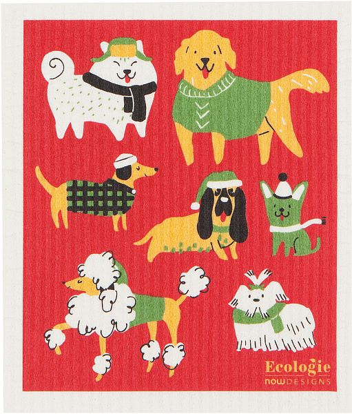 Swedish Sponge Cloth, Yule Dogs