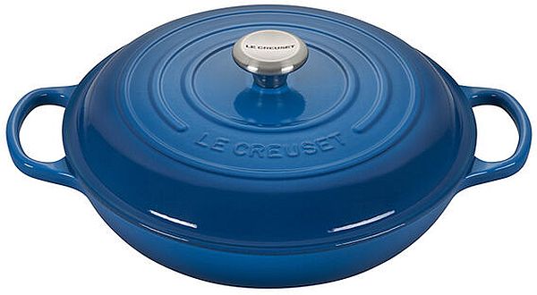 Braiser 3.5qt. Enameled Cast Iron, Marseille
