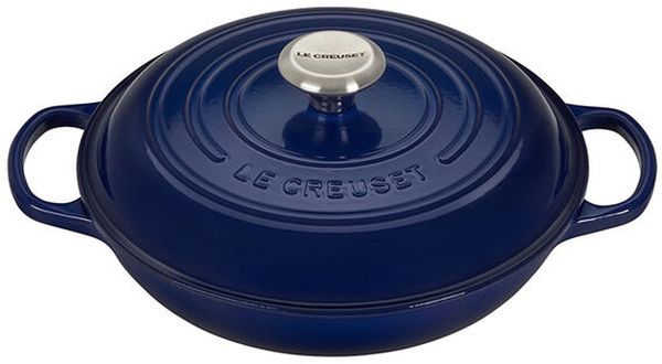 Braiser 2.25qt. Enameled Cast Iron, Indigo