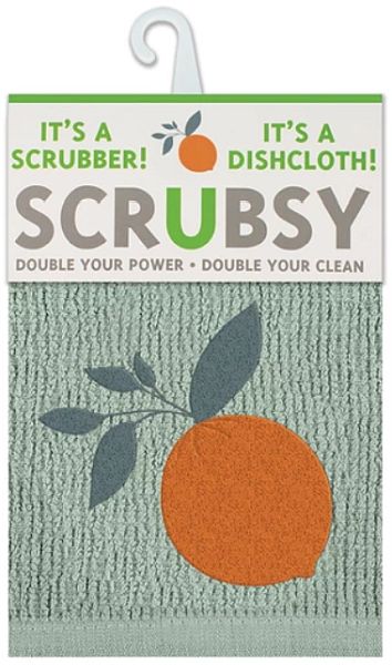 Scrubsy Cloth/Scrubber Orange