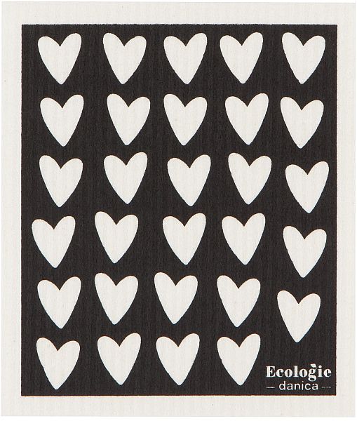 Swedish Sponge Cloth, Hearts