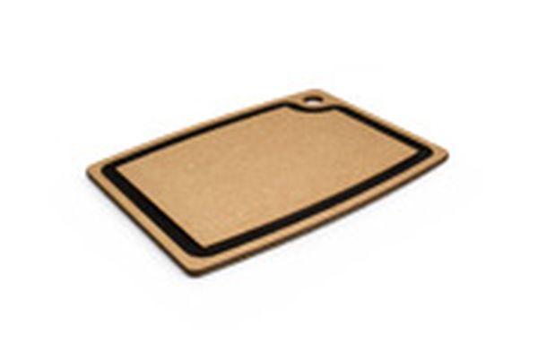 Juice Groove 14.5"x11.25" Cutting Board Natural/Slate