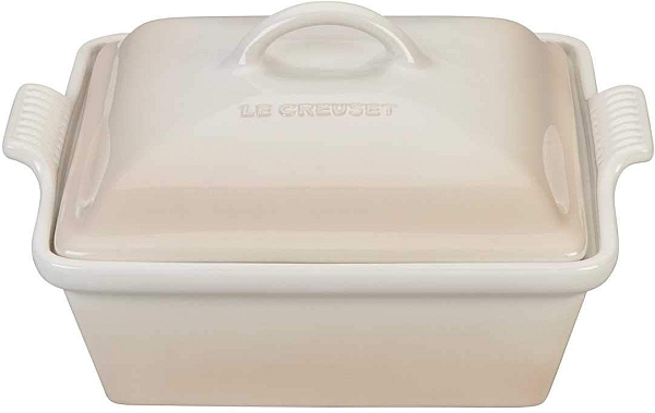 Heritage 2.5qt. Square Covered Casserole, Meringue