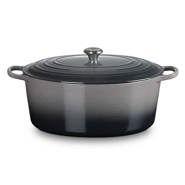 Oval Dutch Oven  8 qt. Enameled Cast Iron, Oyster
