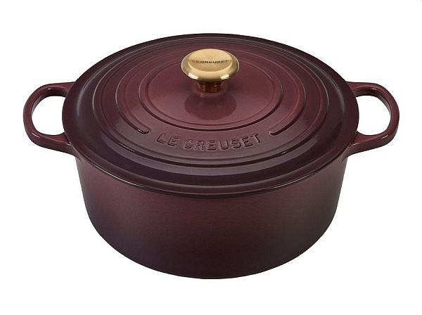 Round Dutch Oven 5.5qt. Enameled Cast Iron, Rhone