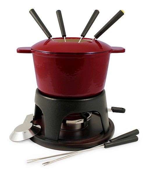 Fondue Set Cast Iron Sierra