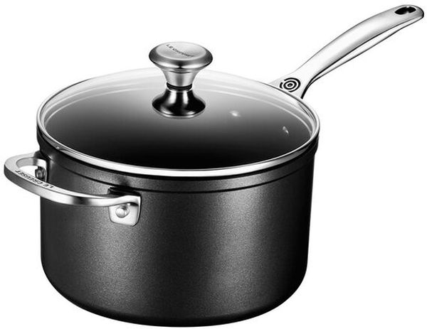 TNP Nonstick Saucepan 4qt. W/Glass Lid